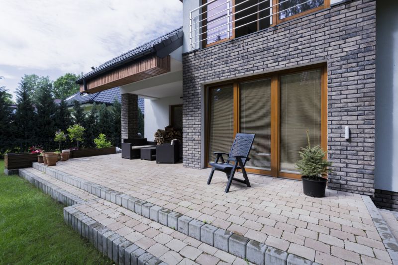 Paver Patio with Seating Area