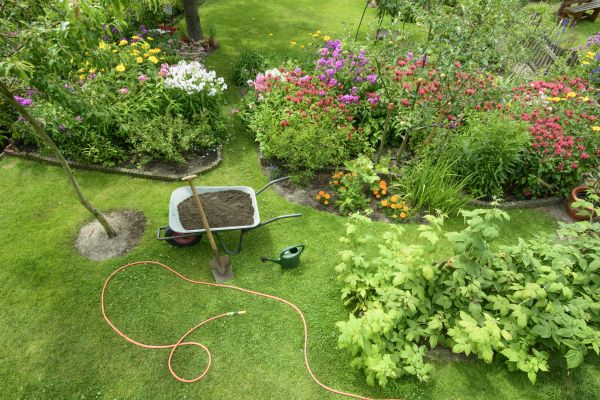 Flower Bed Construction in Concord