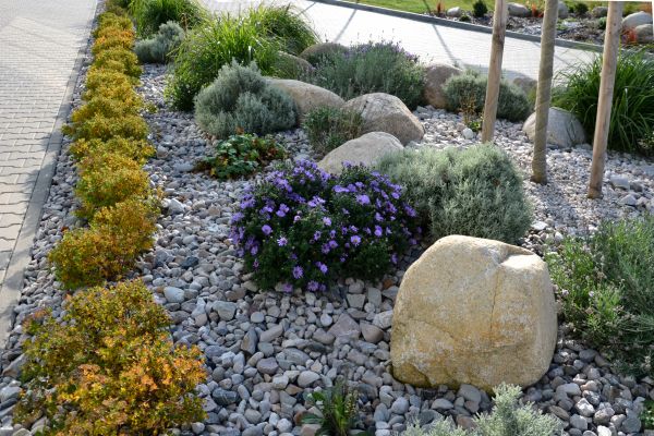Decorative Rock Installation in Concord