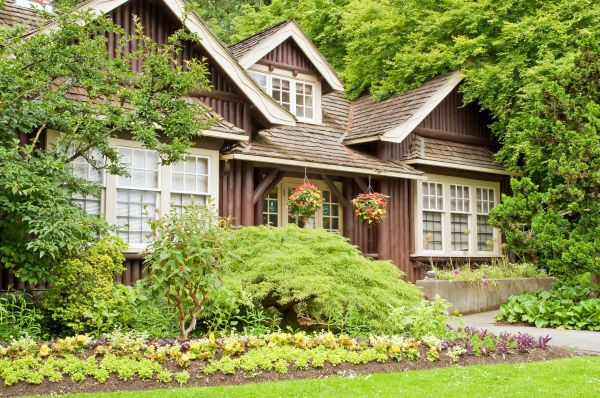 Log Home Landscaping in Concord