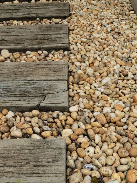 Pea Rock Installation in Concord